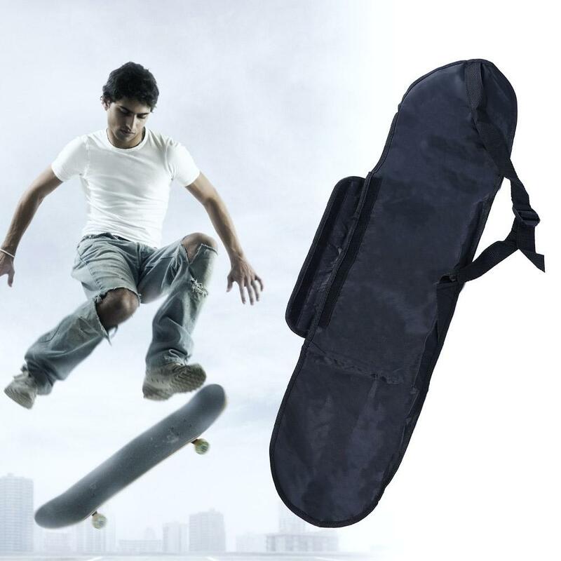 Сетчатый Чехол для скутера с регулируемым ремешком, чехол для хранения на плечо для скейтборда, сумка для переноски, рюкзак для скейтборда