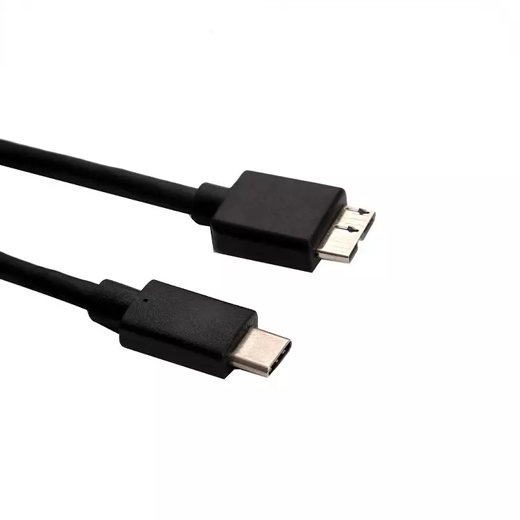 Usb tipo c 3.1 para micro b 3.0 cabo para samsung nota 3 s5 2.5 polegada disco rígido cabo tablet micro b cabo acessórios do pc