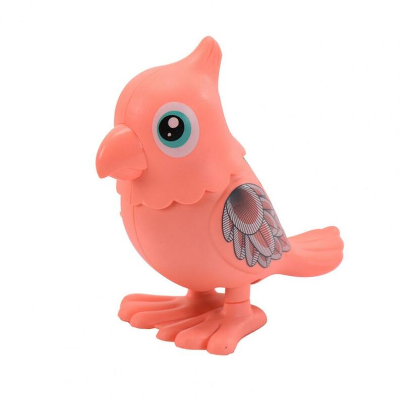 Mechaniczna zabawka papuga urocza papuga nakręcana zabawka dla dzieci zabawna w zegarku zabawka w kształcie zwierzątka na przyjęcia upominkowe dla dzieci
