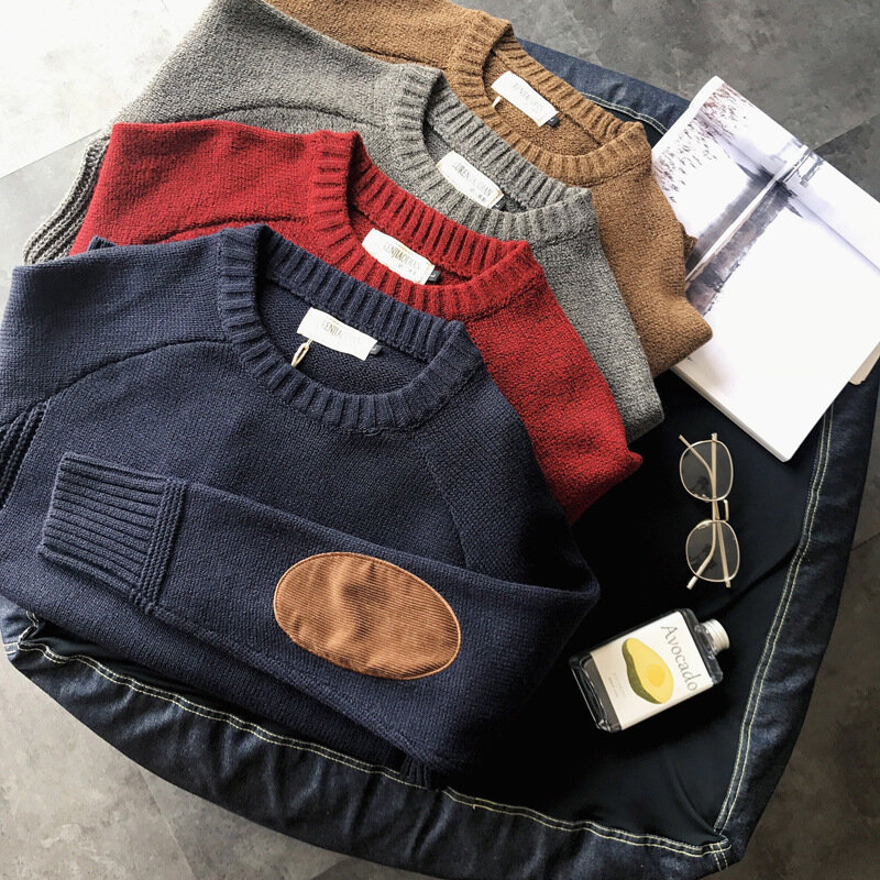 Pull à col rond en laine Harajuku Streetwear pour hommes, pull d'automne, nouvelle mode décontractée optique adt, tricots M-5XL, 2023