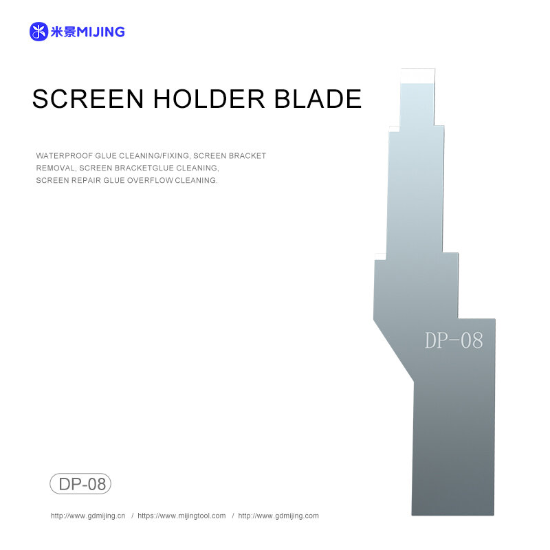 Mijing-Ultra-sharp LCD Screen Support Blades, Placa-mãe Chip, IC Glue Remoção Blades, mão polida, DP-08, DP-18, DP-19