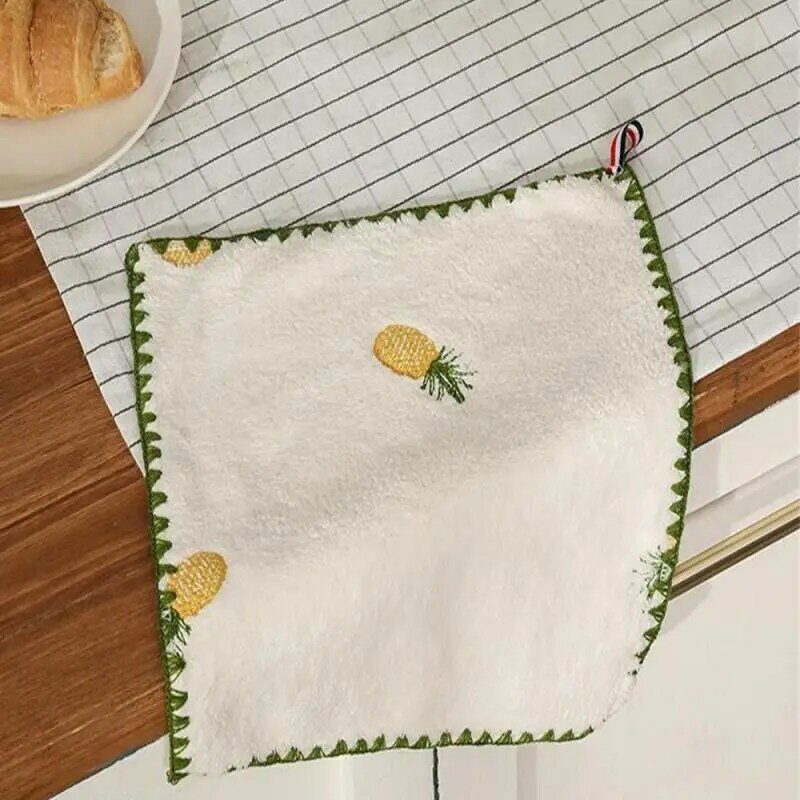 Fazzoletto assorbente di lusso più facile al 100 asciugamano in cotone asciugamano per piatti di colore semplice pulisci un fazzoletto strofinaccio