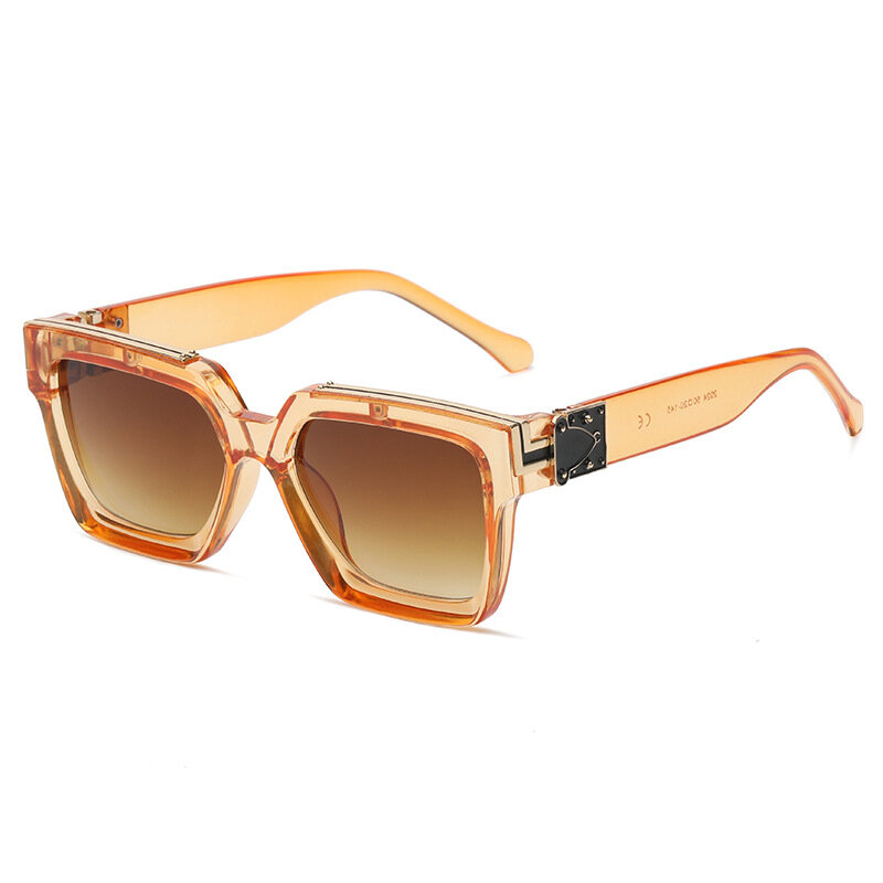 2023 Квадратные Солнцезащитные очки для женщин и мужчин, новые брендовые дизайнерские солнцезащитные очки для мужчин и женщин, винтажные очки, очки UV400, солнцезащитные очки