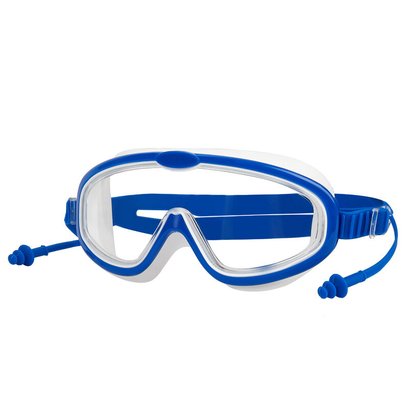 Lunettes de natation professionnelles à grand cadre pour enfants, lunettes de galvanoplastie HD, lunettes anti-buée, lunettes étanches, lunettes de sports nautiques de plongée