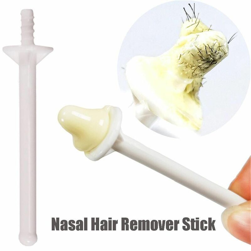 Plastic Men’s Beauty Round Head Nasal Hair Remover Stick Smear Wax Stick Nose Ear Trimmer Body Applicator Sticks