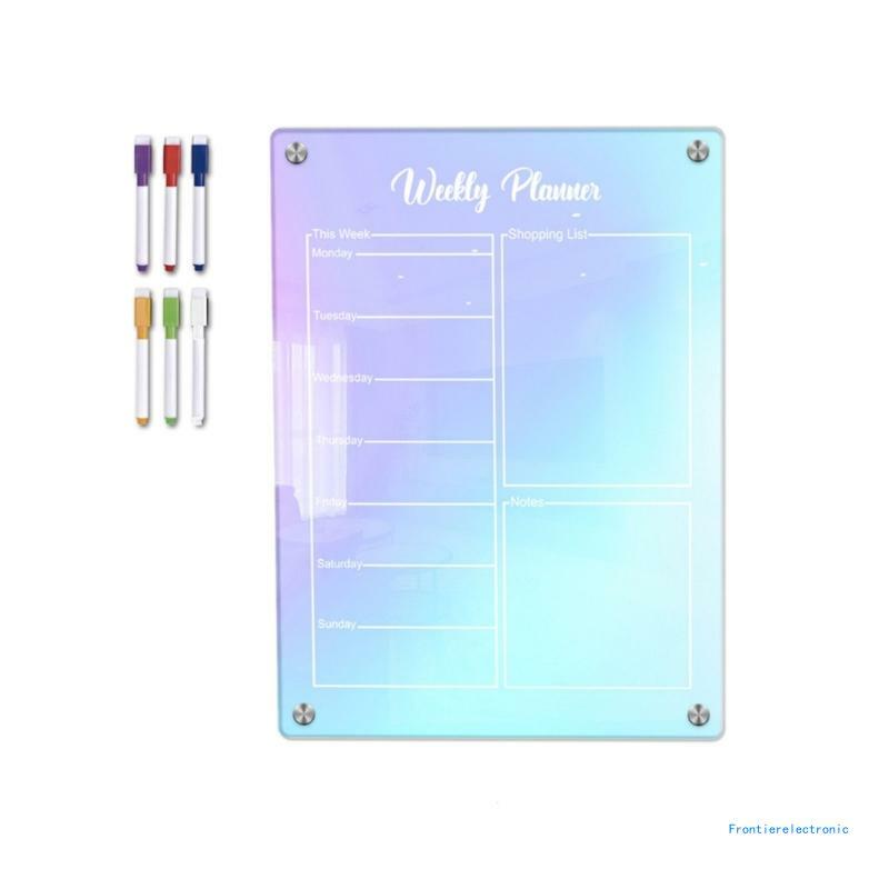 Magnetic Calendar Whiteboard Fridge Weekly Monthly Planner Calendar for Kitchen Grocery Shopping List To-do-list DropShipping