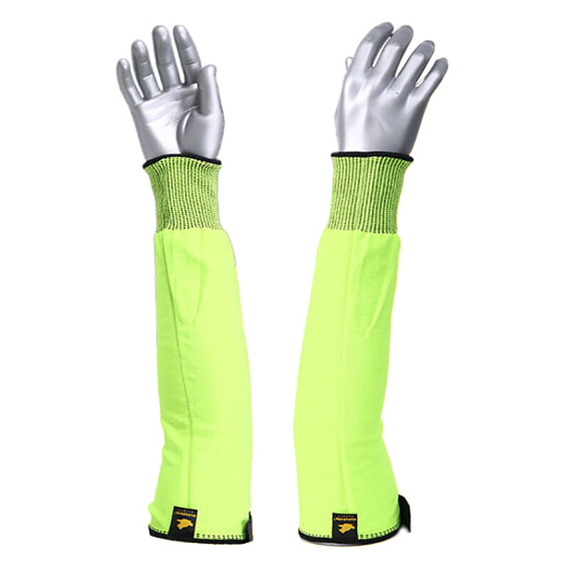 A Pair Cut/Scratch/Slash Resistant Sleeves Arm Guards Protection With With Thumb Hole And Adjustable Hook And Loop