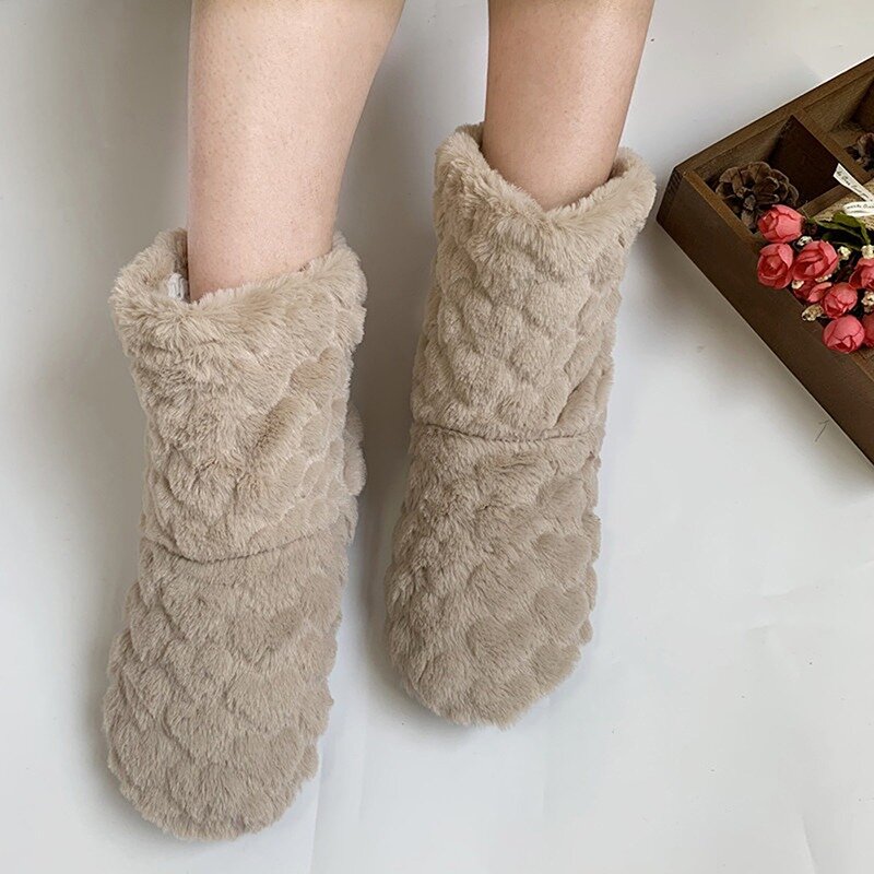 Thick Thermal Socks Mens Women Winter Warm Home Soft Thickened Plus Velvet Sleeping Anti Slip New Floor Slipper Sock 2023