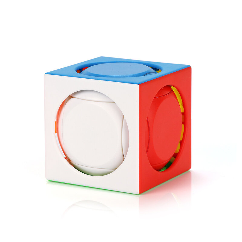 Yj Tianyuan O2 Cube V1 V2 V3 Magic Speed Cube 3X3 Stickerloze Puzzel Effen Kleur Yongjun Tianyuan Grappig speelgoed
