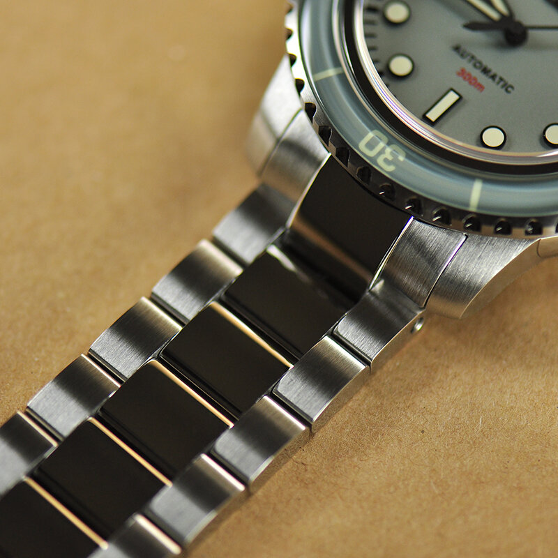 LANSTB-luksusowy zegarek męski, zegarek męski z mechanizmem automatycznym, mechaniczne zegarki na rękę, szafir, zegarki do nurkowania ze stali nierdzewnej, automatyczny ruch, zegarek męski