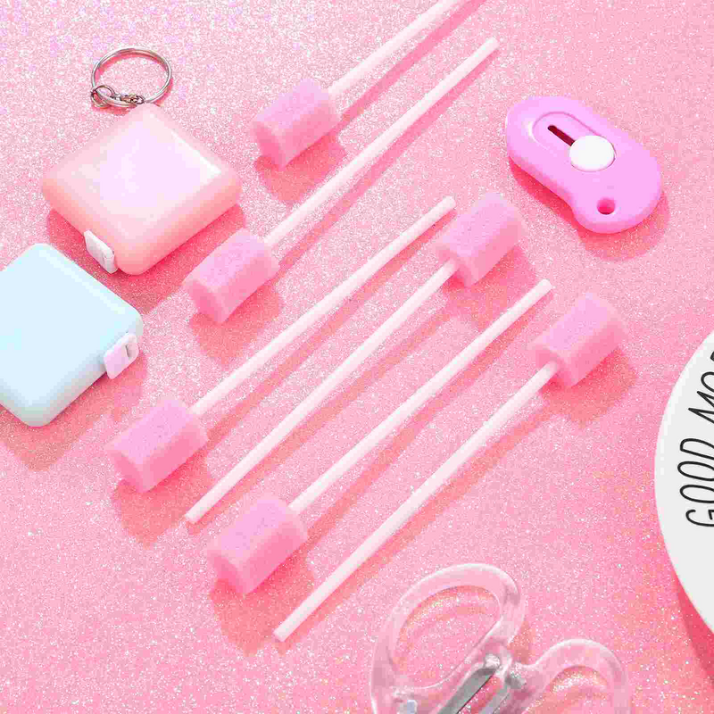 Cleaning Mouth Makeup Stickss Foam Sputum Toothpicks Stick Oral Care Disposable Oral Care Toothpicks Makeup Sticks Tooth Makeup