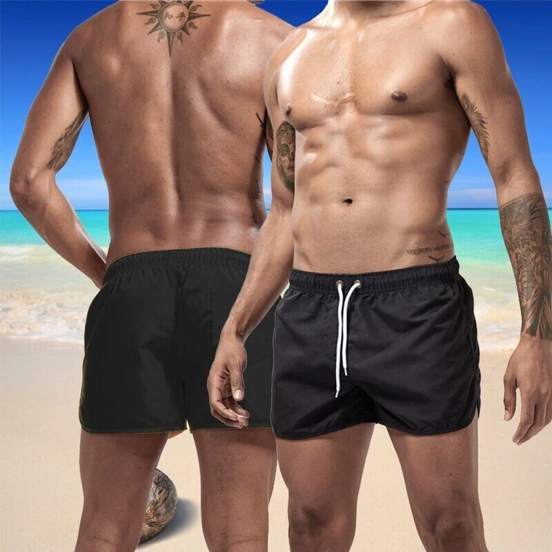 2023 Mens Shorts Classic Beach Shorts Natação Boxer Shorts Outdoor Drawstring Surf Shorts Casual Esportes Cool Bottoms