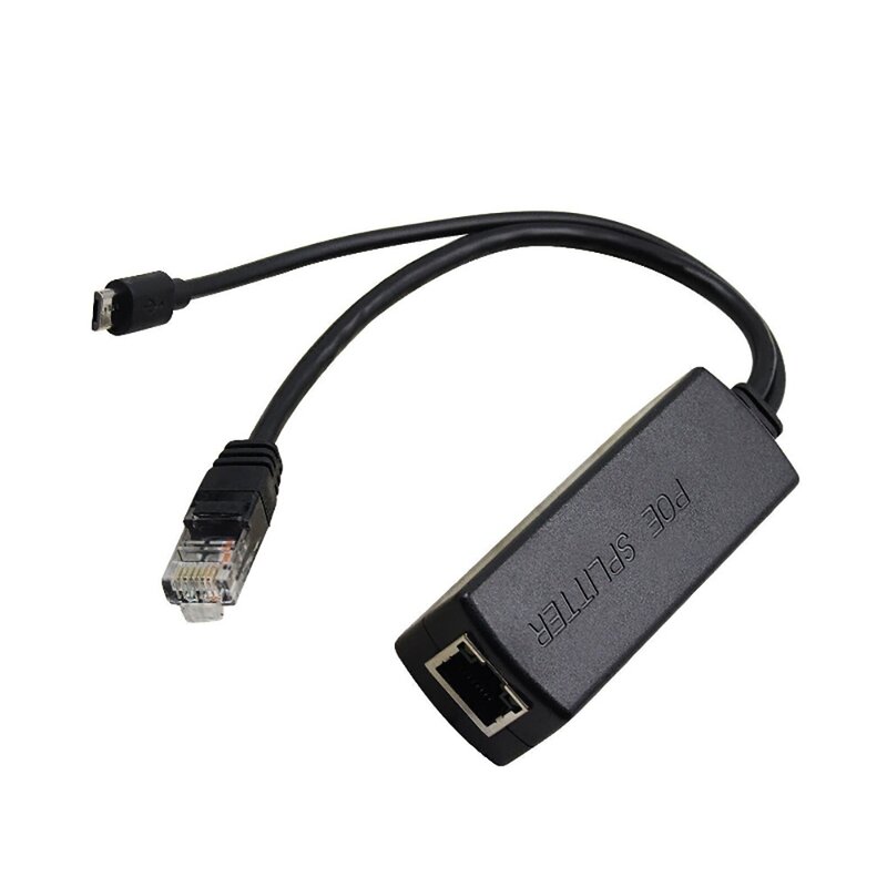Gigabit POE Splitter 10/100/1000Mbps 48V Ke 5V 12V Micro USB/Type-c/DC Power Over Ethernet untuk CISCO untuk HUAWEI untuk Kamera IP