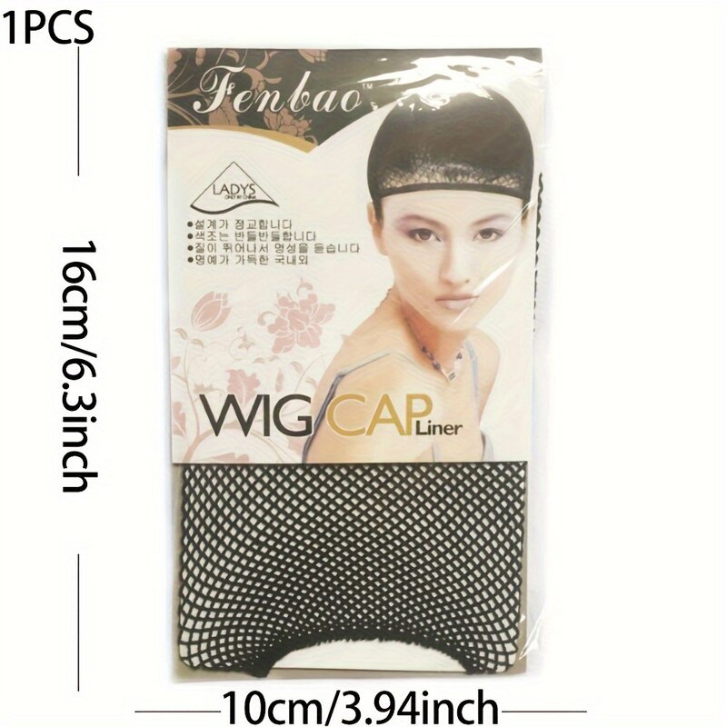 5PCS Mesh Wig Caps hair hairnet swiss lace Nylon traspirante elastico calza Caps parrucche kit di installazione make tool accessory