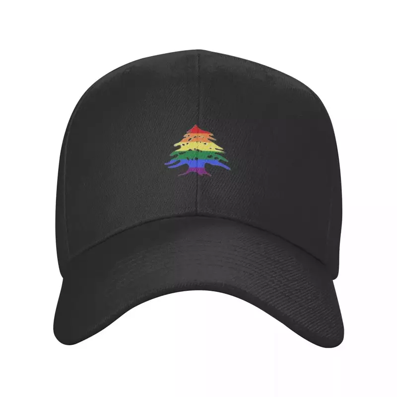 Unisex Rainbow Baseball Cap, Golf Cap, Rave Designer, para homens e mulheres