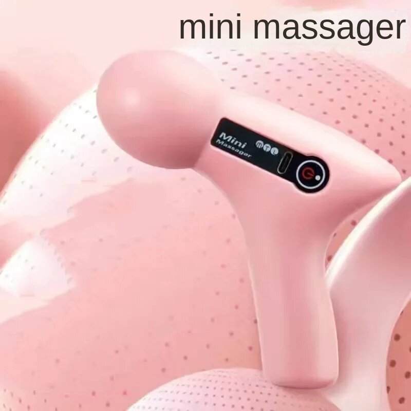 Mini Massage Massage LCD-Bildschirm 6 Köpfe Pistole Muskel massage gerät tragbare elektrische Faszie Pistole für Hals Fuß Körper Faszie Pistole