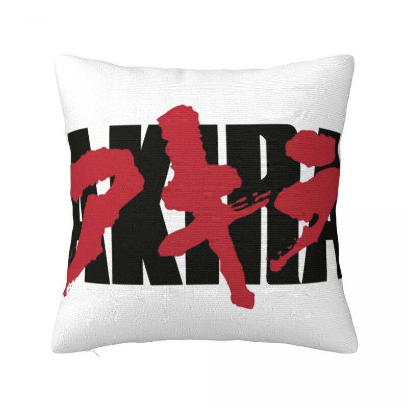 Kwadratowa poszewka na poduszkę Bloody Akira na sofę
