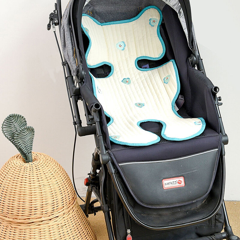 Fodera per passeggino cuscino per seggiolino auto traspirante cuscino per fasciatoio accessori per carrozzina per bambini estivi