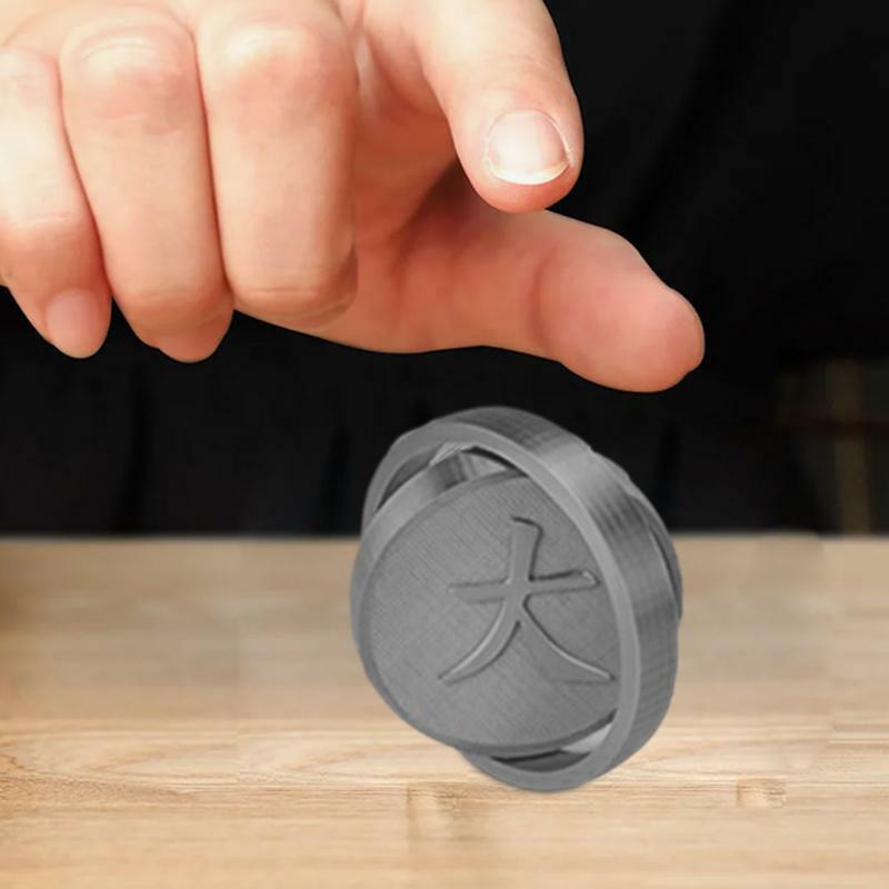 Ручной Спиннер, игрушка, инерционная вращающаяся монета в форме монеты, для бессознательного счастья
