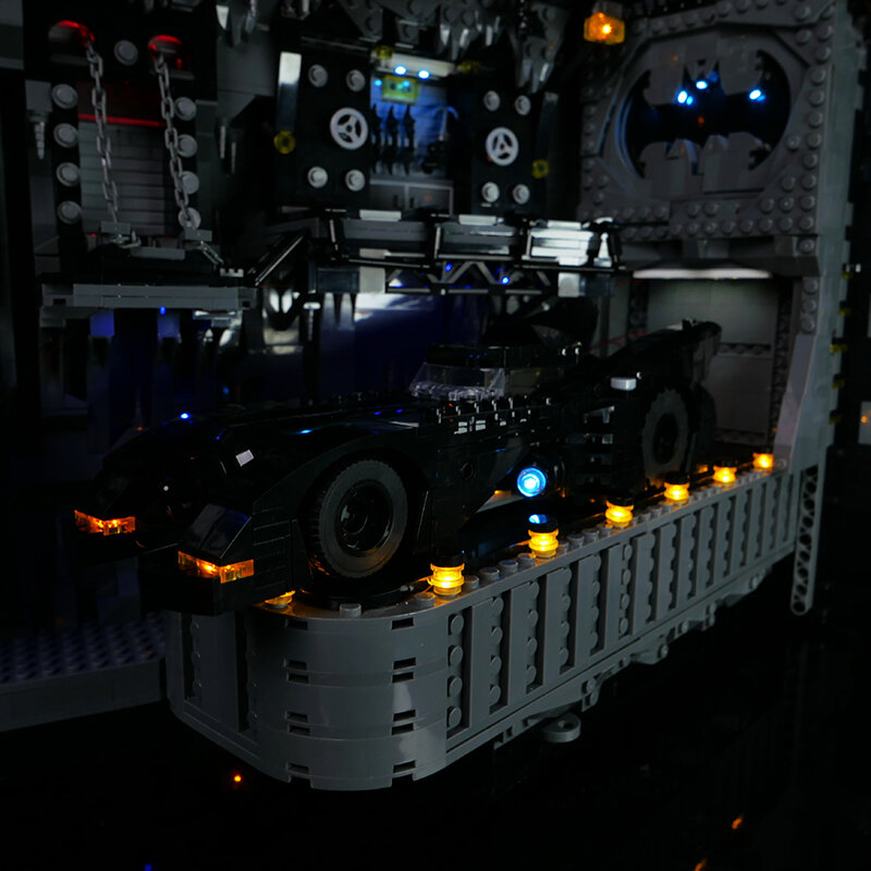 RC Kit lampu LED untuk LEGO 76252 Batcave kotak bayangan blok bangunan mainan bata (hanya lampu LED, tanpa Model blok)