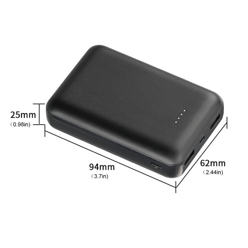 20000mAh Power Bank Portable Charger External Battery Pack For Heating Vest Jacket Scarf Socks Gloves Electric Heating Equipment