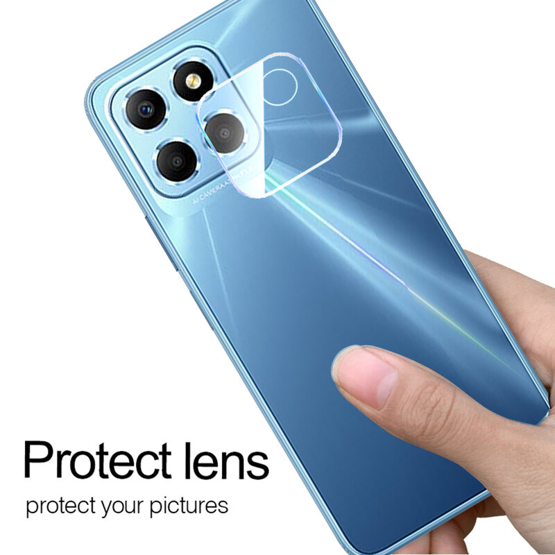 3D Curved Tempered Glass Camera Lens Protective Case For Honor X8 5G Honorx8 Honar Xonor X 8 8X Rear Lens Cover 6.5'' VNE-N41