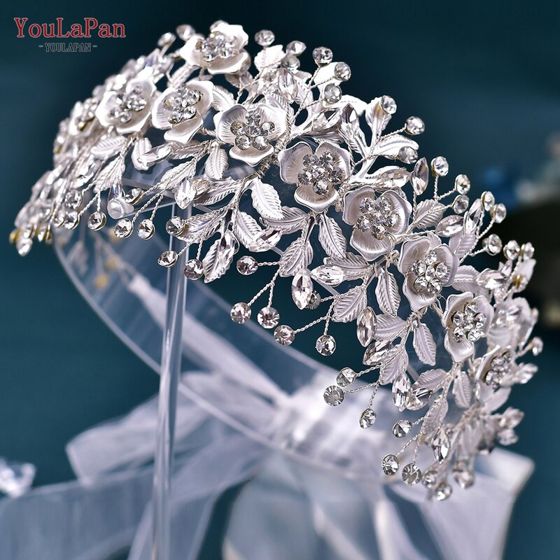 YouLaPan SH349 eleganckie suknie ślubne pas stopu kwiat kryształowe pasy dla panny młodej kobiety pas Jewel akcesoria ślubne skrzydła