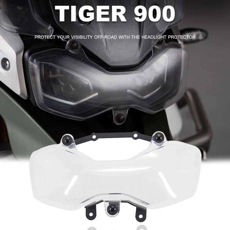 Tiger 2020-自転車のヘッドライト保護カバー,アクリルヘッド保護,900