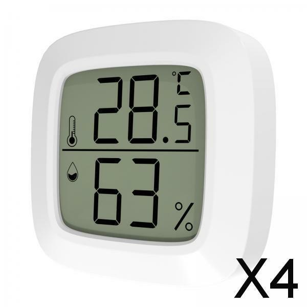 2-4pack Digital Humidity Temperature Meter Humidity Meter for Office Bedroom
