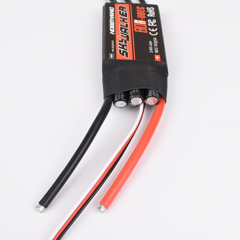 12A  20A 30A 40A  60A 80A ESC Speed Controller With UBEC For RC Airplanes Helicopter Compatible Hobbywing Skywalker