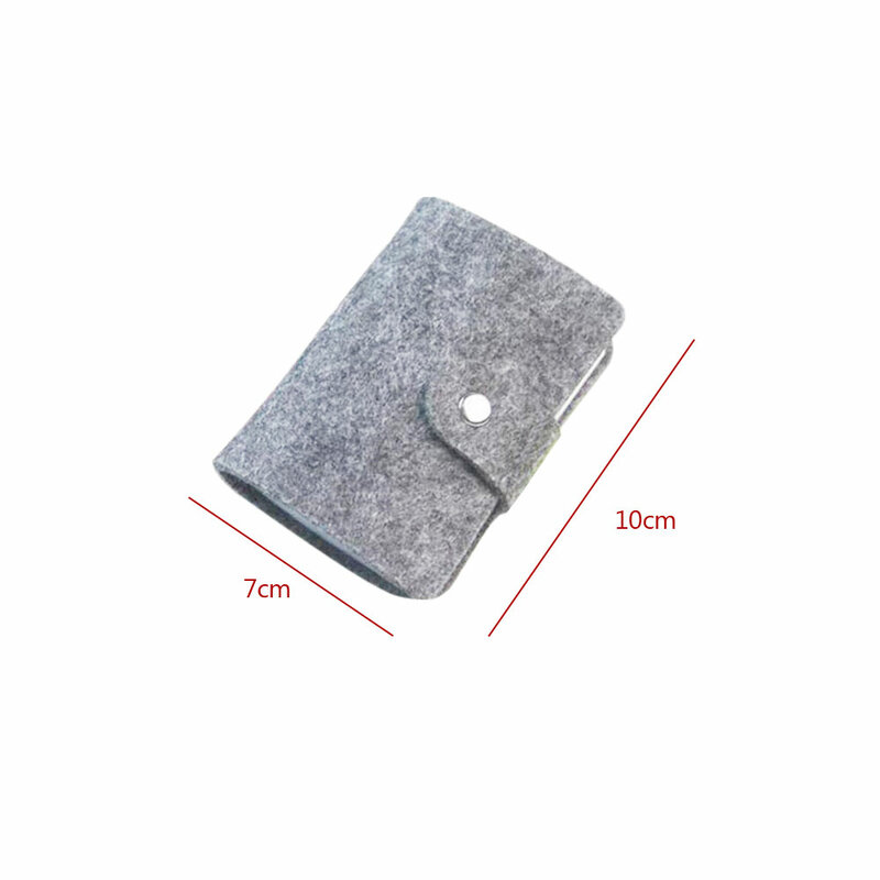 24 Slots Vintage Women's Men's ID Credit Card Button Case Holder Wallet Organizer Gift Business Card ID Holder Wallet