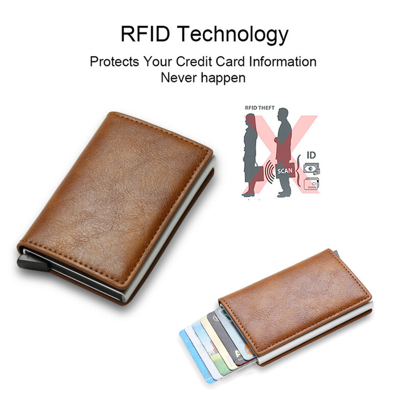 Cartera de fibra de carbono para Apple Airtag para hombre, porta tarjetas de crédito, Rfid, delgada, antiprotección