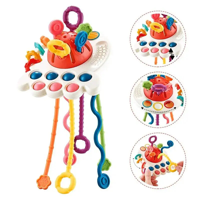Brinquedos de bola de bebê, não tóxico, carro colorido, mão Jingle, sino agitando, chocalhos, música, macio, mordedores recém-nascidos seguros