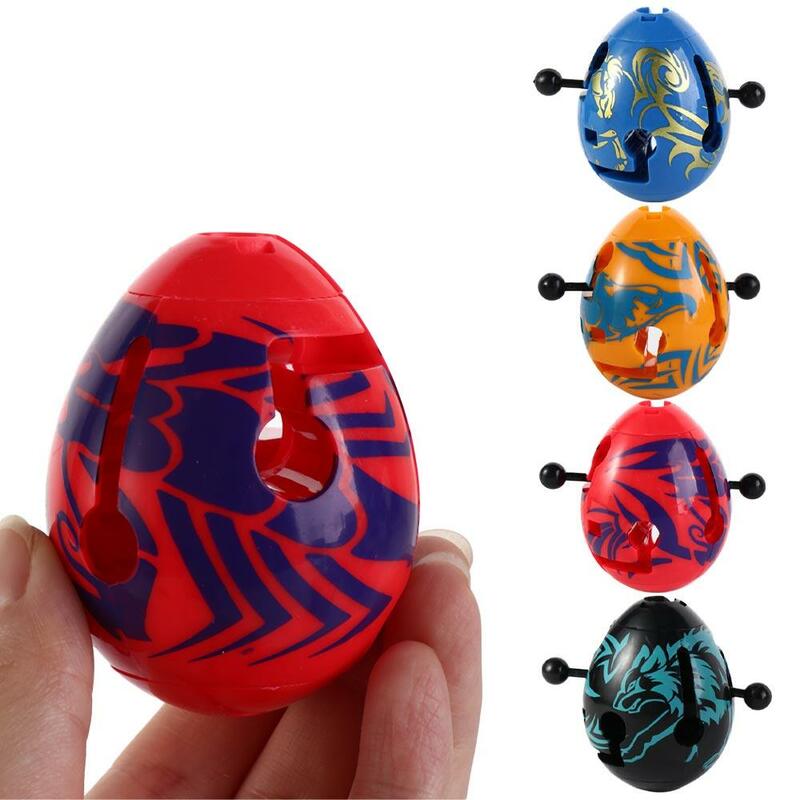Puzzle Mazeing Egg Pocket-sized Intelligence Unlocked 3D Ball Easter Egg Toy Labyrinth Smart Egg Children Educational Toy Easter