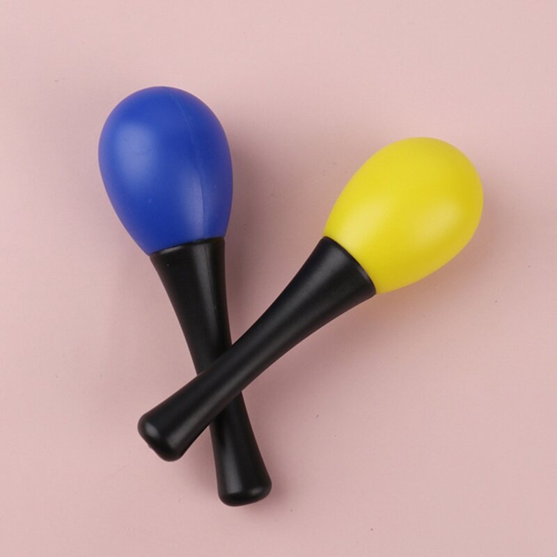 13cm Baby Maraca Rattle Toy Music Instrument Kids Educational Toys Plastic Shaking Hammer Hand Bell for 0-24 Months Infant Gifts