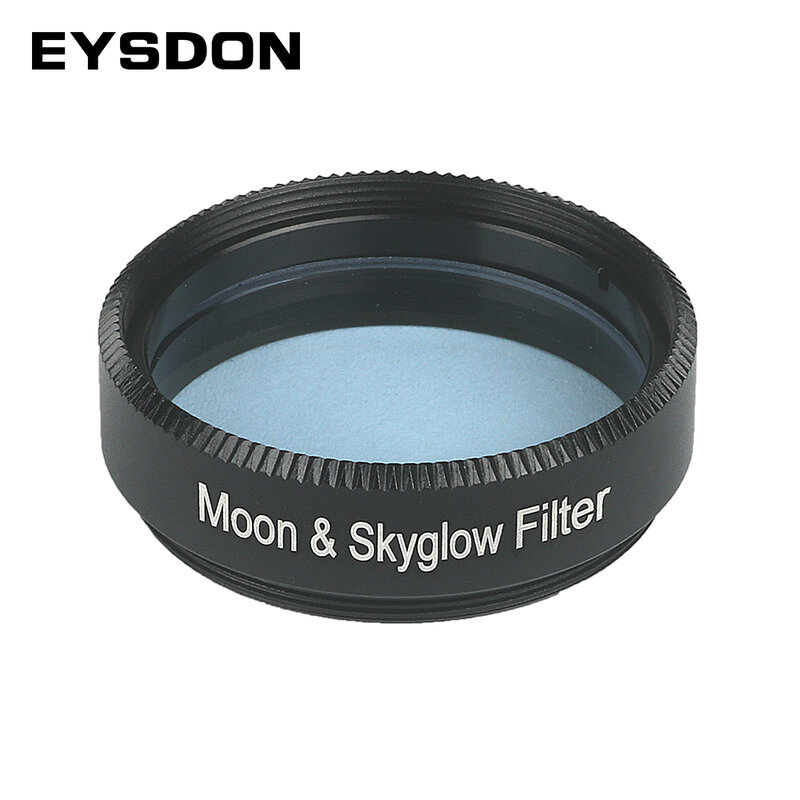 EYSDON Filter Bulan & Skyglow Kaca 1.25 Inci untuk Teleskop Astronomi Lensa Mata Pada Fotografi Astro