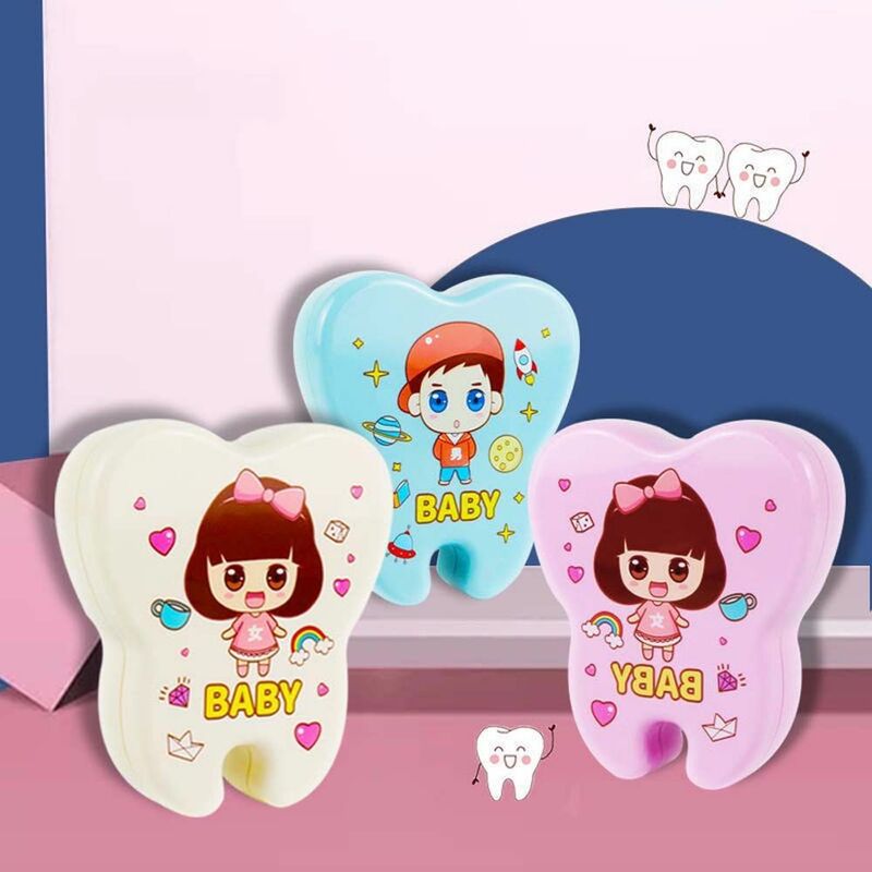 Baby Zähne Souvenirs Box, um Zähne Kinder Souvenir Geschenke Souvenirs für Babys Kinder Milch Zahnbox Geschenk zu speichern