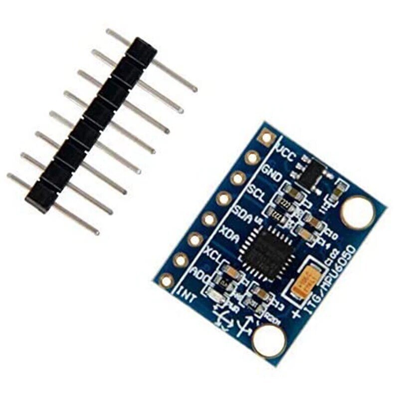 GY-521 MPU-6050 3 As Versnellingsmeter Sensor Module 16 Bit Ad Converter Data Output Iic I2c Voor Arduino