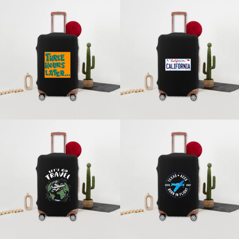 รูปแบบกระเป๋าเดินทางหนากระเป๋าเดินทางยืดหยุ่นป้องกัน Anti-Scratch สำหรับ18-32นิ้ว