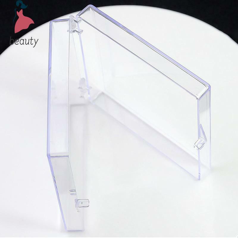 1pc exquisite transparente Kunststoff verpackung Box Nagel verbesserung Lagerung Schmuck Halskette Display Geschenk box