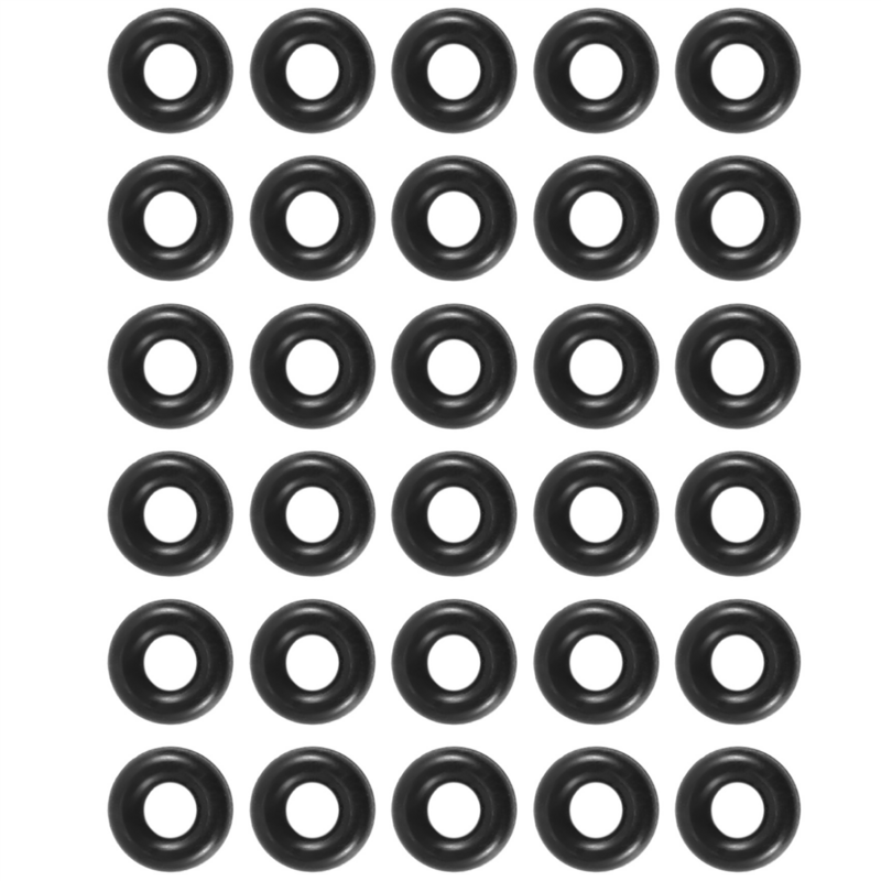 30 sztuk gumowych pierścieni 2.5mm x 6.5mm x 2mm do łowienia robaków