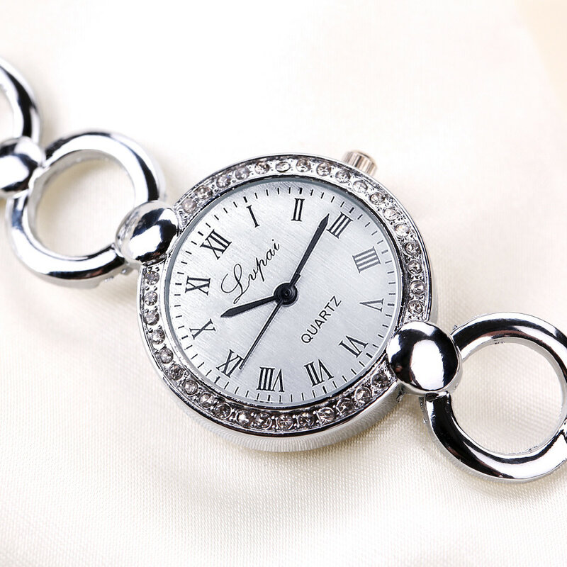 Reloj analógico de cuarzo para mujer, pulsera de lujo A la moda, gran oferta