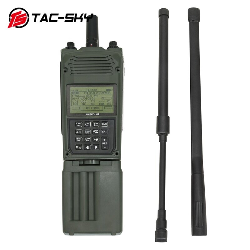 TAC-SKY Tactische Headset Adapter Voor Baofeng Uv5r Walkie Talkie PRC-163 Harris Radio Dummy Virtualbox Prc 163 Geen Functie