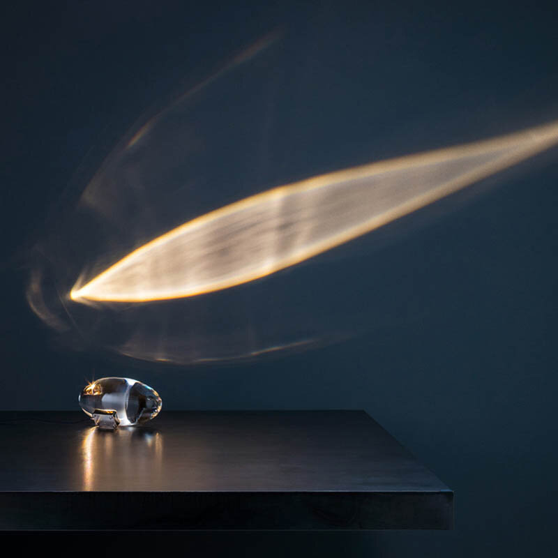 Tisch lampe führte Kristall auge des Himmels italienische Designer Nachttisch lampen für Wohnzimmer Schlafzimmer Dekor Licht Nacht projektor Geschenk