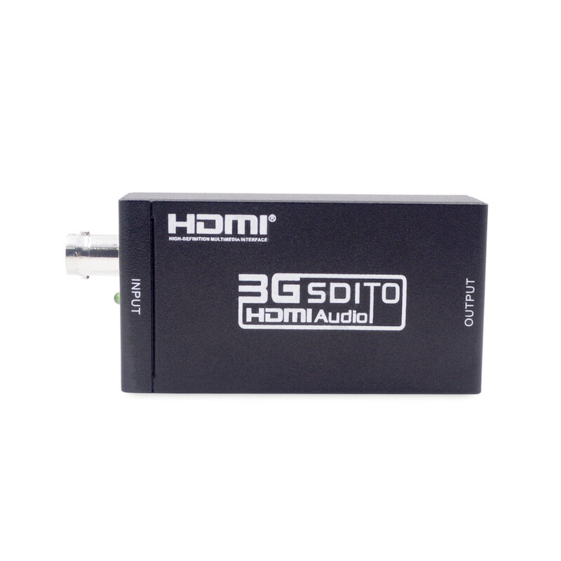 Adaptador convertidor de HD-SDI 1080p a 3G-SDI 720p/1080i 3G HDMI, compatible con SDI, fuente de alimentación de la UE