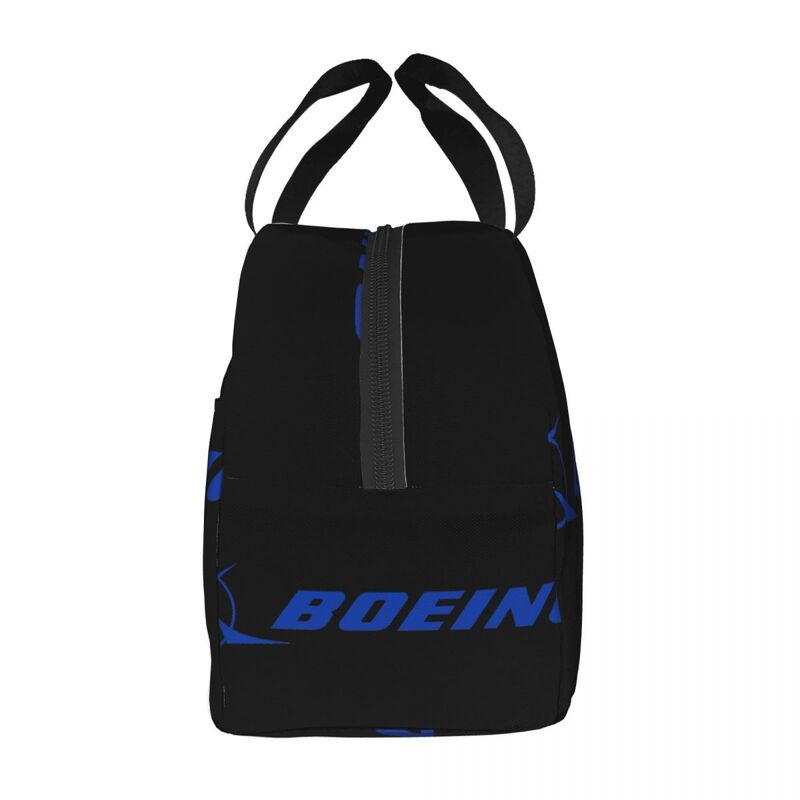 Boeing Logo Lunch Bag Insulation Bento Pack Bag Meal Pack Handbag
