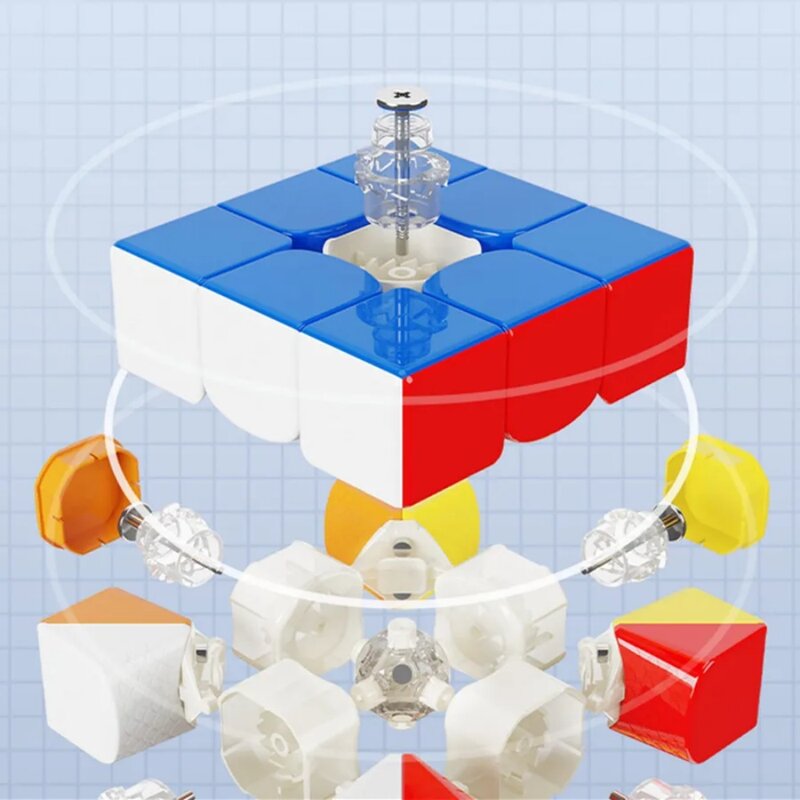 Sengso Yufeng 자기부상 매직 큐브, 마그네틱 볼 코어, 전문 스피드 퍼즐, 어린이 피젯 장난감, 3x3 큐브 매직, 3x3, 4x4, 5x5x5