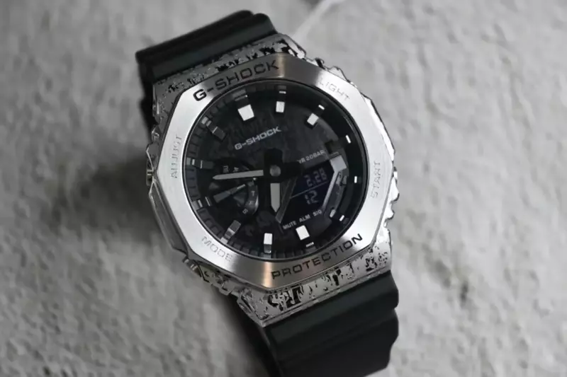 G-Shock-Camouflage Horloge Voor Mannen, Waterdichte Quartz Horloges, Luxe Merk, Sporthorloge, Olievlek Rock, Nieuwe, GM-2100GC Serie