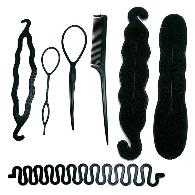 1-65Pcs/Set Multi-style Magic Donut Bun Maker Women Hair Accessories Braid Styling Hairpins Twist Hair Clips Girls Styling Tools