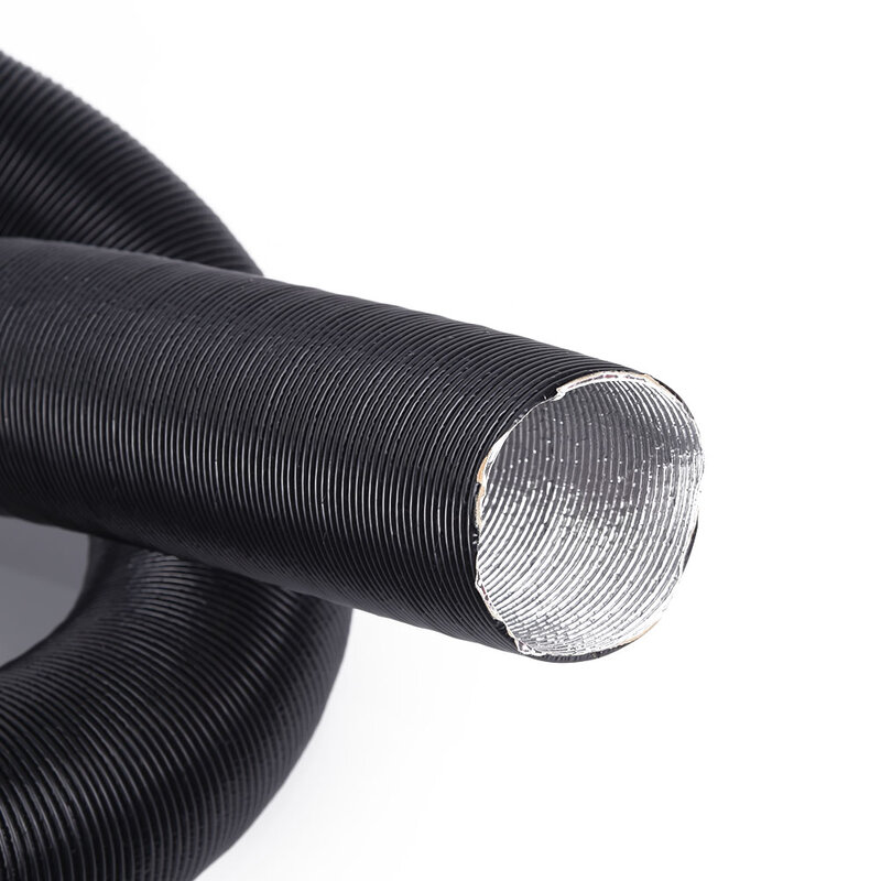 Aluminium foil pemanas saluran otomatis hitam pendingin mobil Ducting Diesel pengganti panas berguna